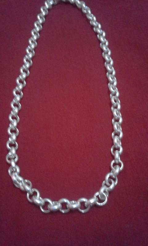 Genuine sterling Silver Italian Belcher Neckchain